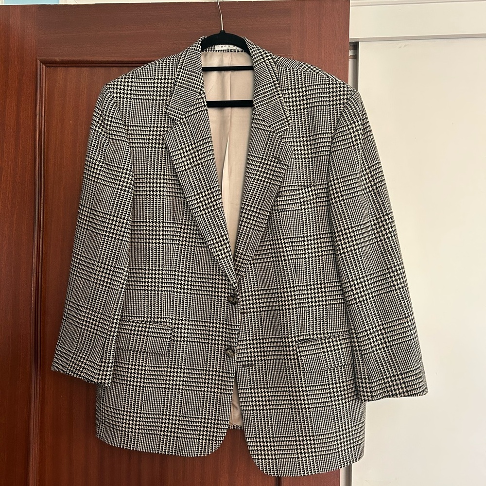 Hugo Boss Checkered Blazer